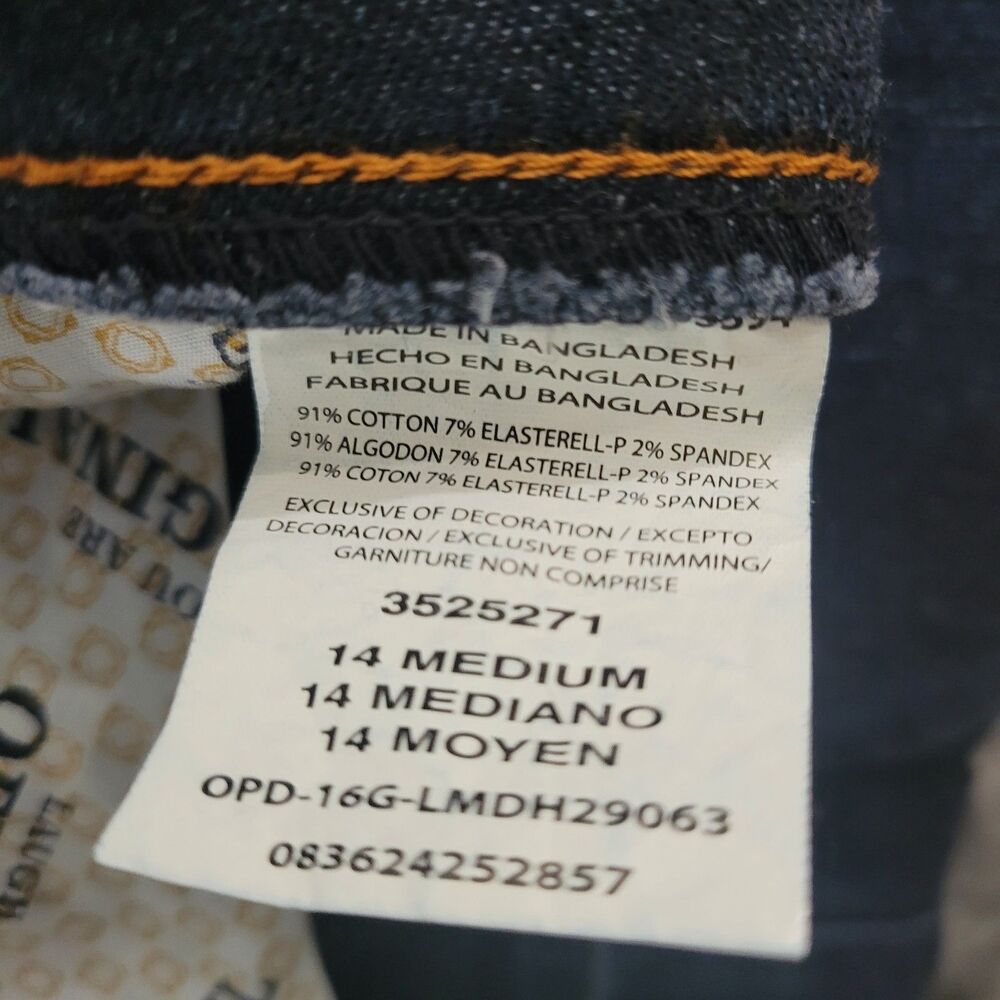 Lee Modern Series Revolution Denim Jeans Women’s Size 14 Medium 2-Tone Wash - Picture 9 of 9